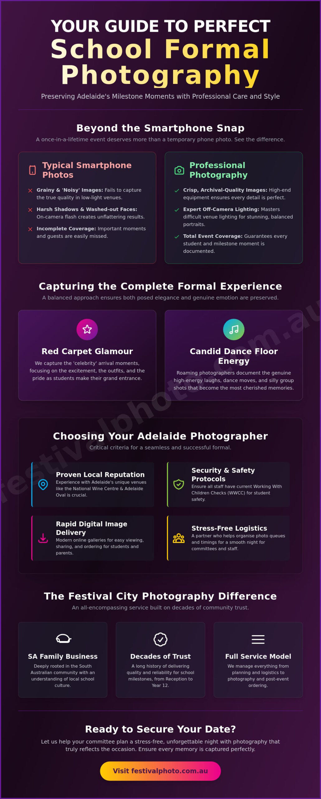 Professional School Formal Photographer Adelaide: Capturing Your Night of Nights in 2026