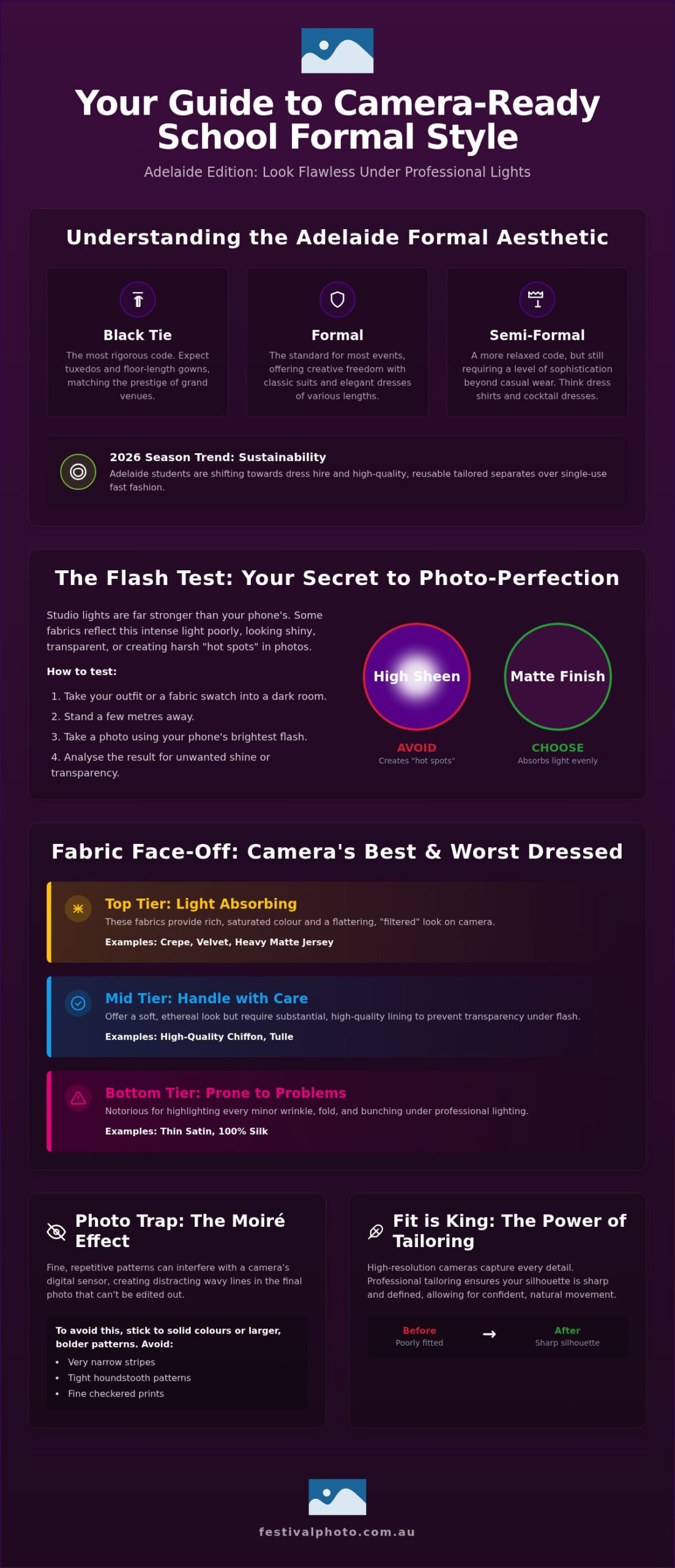 2026 Adelaide School Formal: Style & Photo Guide